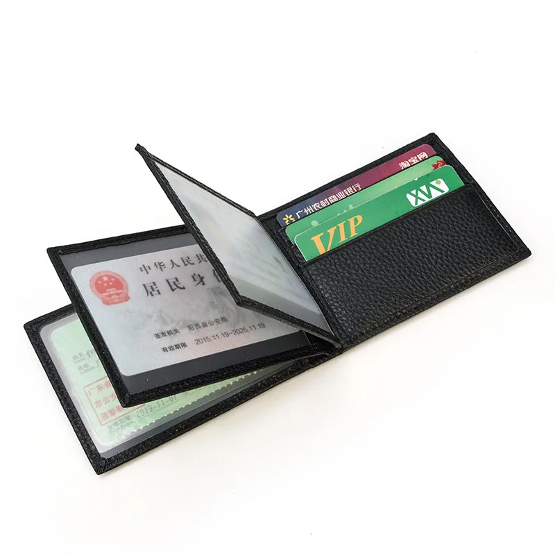 Genuine Leather Men Wallets Coin Pocket Zipper Real Men's Leather Wallet with Coin High Quality Male Purse - Image 6